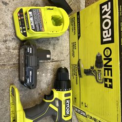 RYOBI ONE+ 18V Cordless 1/2 in. Drill/Driver Kit with (1) 1.5 Ah Battery and Charger