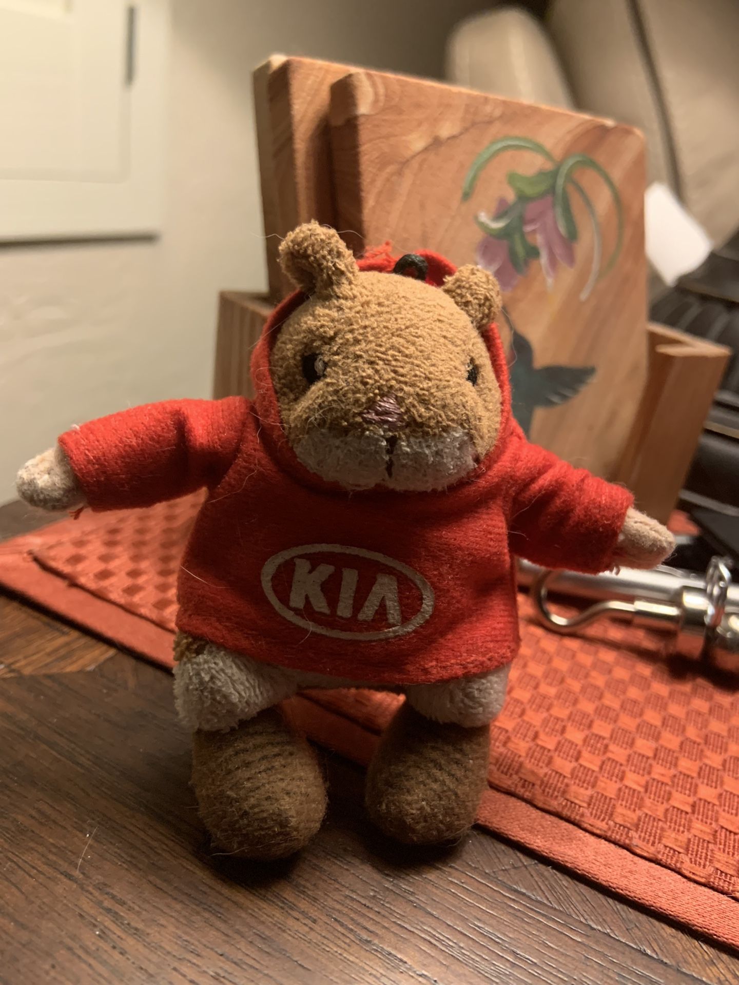 Kia Soul Hamster With Hoodie Toy/Keychain