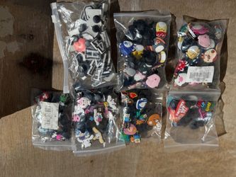 Bulk Lot Shoe Charms Jibbitz Mixed Themes