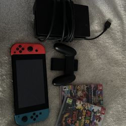 Nintendo switch and accessories