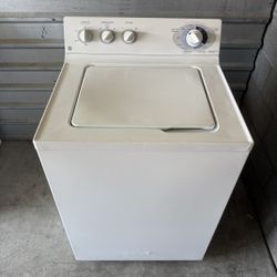 White GE Washer