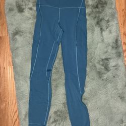Blue Lululemon Leggings