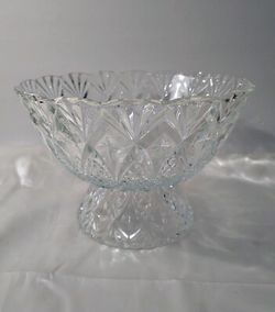 Crystal Pedestal, Footed Dish, Pineapple, And Star