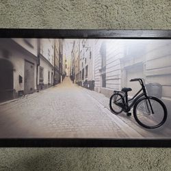 3D Bike Village Town Wall Photo