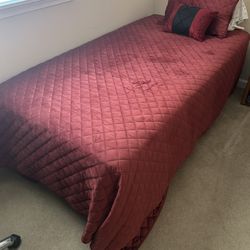 Twin Bed W/Mattress & Box Springs