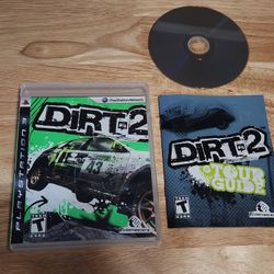 PS3 DIRT 2  2009 CIB w/ Manual