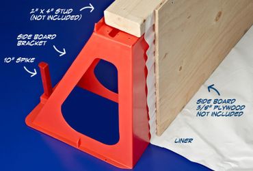 Ice N'Go Ice Rink Brackets For 24'x48' Rink