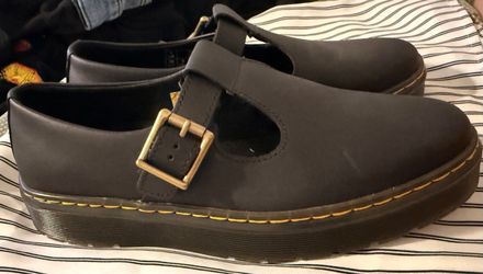 Dr. Martens Black Mary Jane Shoes size 8 new