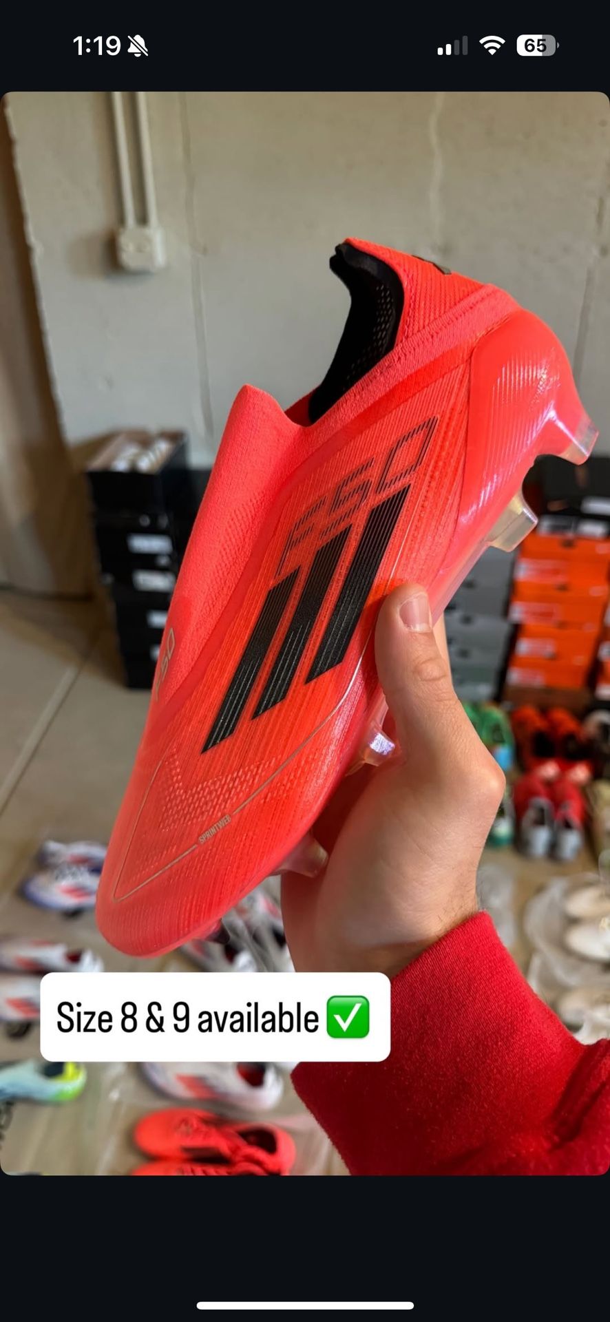 *ON THE WAY* Adidas F50 horizon pack size 9 US Men