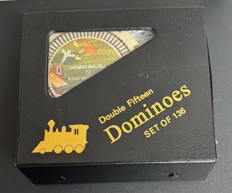 Set of Double 15 Mexican Train Dominoes Set COMPLETE just $25