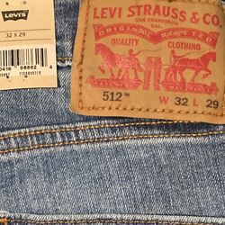 32x29 Levi’s Men’s 512 Slim Taper Jeans