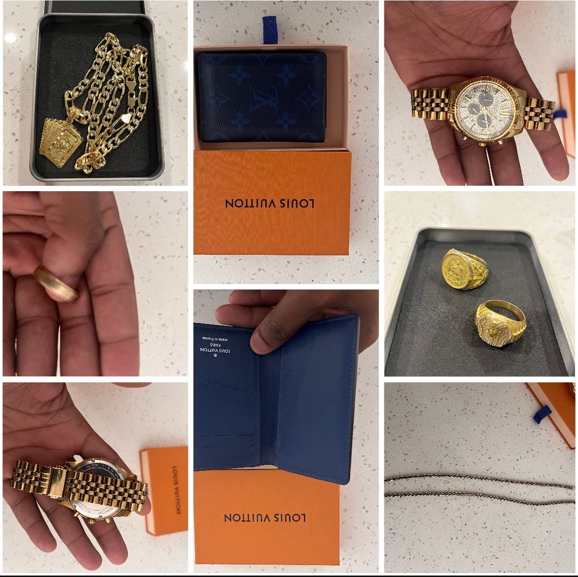 ALL Gold With Louis Vuitton Wallet 