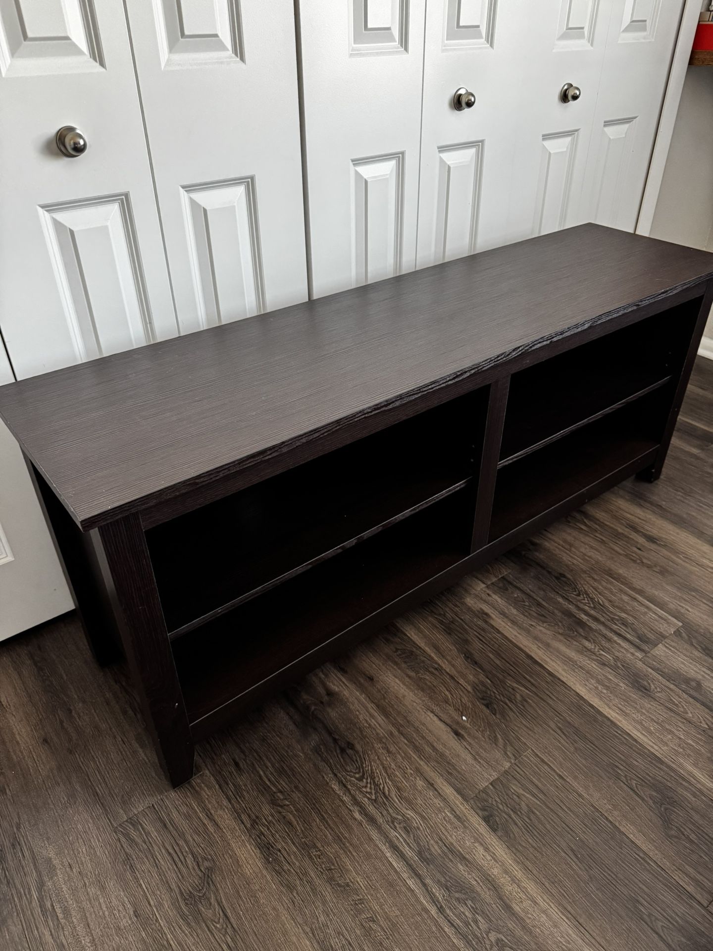 Classic TV Console Entertainment Media Stand w/ Storage