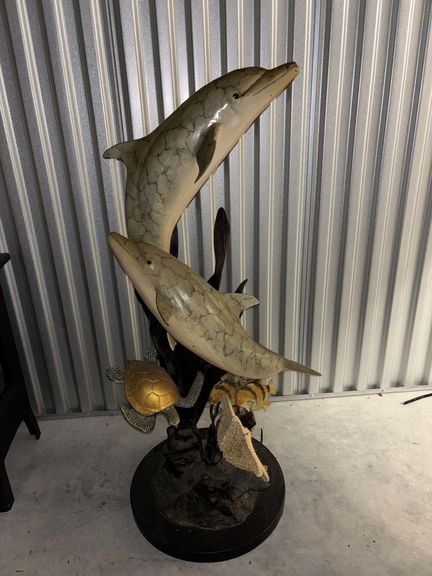 Dolphin Ocean Sculpture SPI Home Imperial Collection