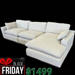 Elyza Ivory Sectional
