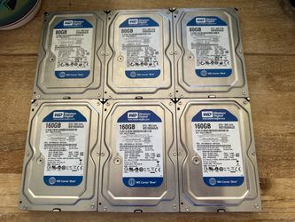 6 Hard Drives for $30