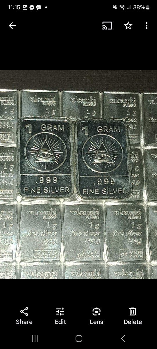 4g Silver Bundle [2x All Seeing Eyes] [2x Valcambi Silver Bars] 