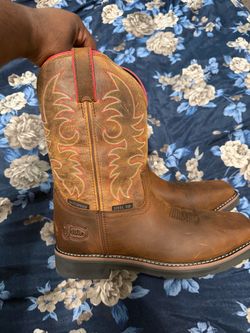 Justin boots steel toe …10 1/2 men