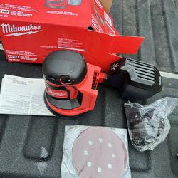 Milwaukee Sander M18 18V Lithium-Ion Cordless 5 in. Random Orbit Sander (Tool-Only) New