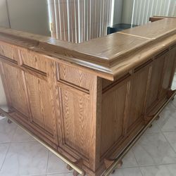 8’ Oak Bar