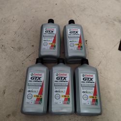 Castrol GTX Full Synthetic 5W-30 Motor Oil, 5 Quarts