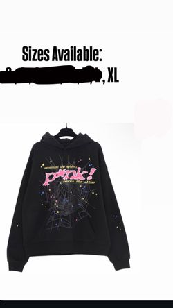 Black sp5der hoodie Sizs:XL