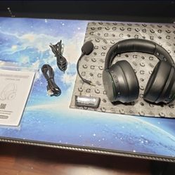 New RYR Wireless Gaming Headset for Xbox Series XIS, Xbox One, PS5, PS4, Mac, Bluetooth 5.3, 3D Surround Sound, Rotatable Earmuffs, Gaming Headphones