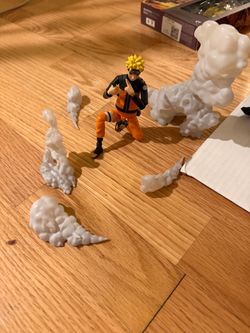 Naruto Action Figure with Smoke Effect Accessories