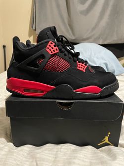 Sz 10.5 Red Thunder Jordan 4s $80 FIRM NO TRADES