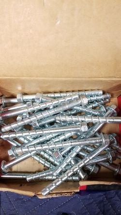 Hilti cement/masonary screw anchor 3/8 x 5