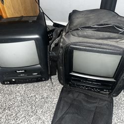 2 VHS Box TVs