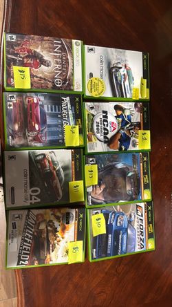 Lot of 8 Xbox / Xbox 360 Games