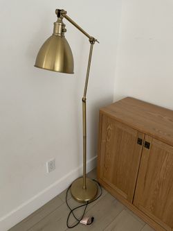 Gold Brass Floor Lamp