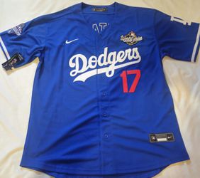 Dodgers OHTANI blue WC Jerseys 