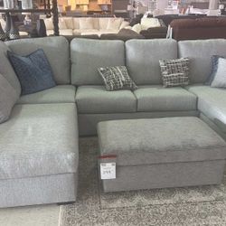 AP🎉 Double Chaise Sectional Couch - Discounted // Financing - Delivery 