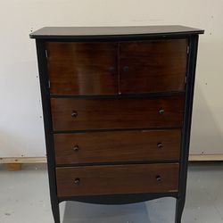 Wood Dresser with Drawers