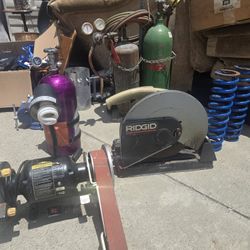 Tools, Drill Press, Large Dog House & Kitchen Supplies