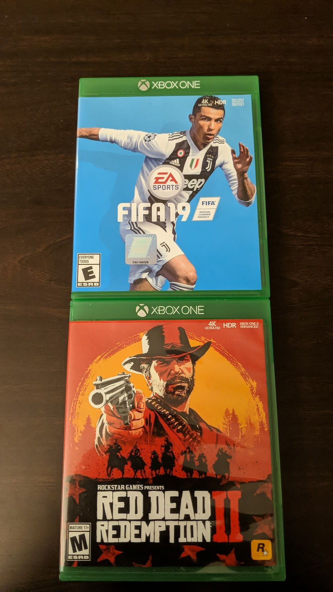 FIFA 19 + Red Dead Redemption 2 (Xbox one)