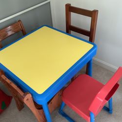 Kids Table And 4 Chairs