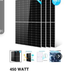 450 WATT MONOCRYSTALLINE PERC SOLAR PANEL, Like New (1 Unit Only)