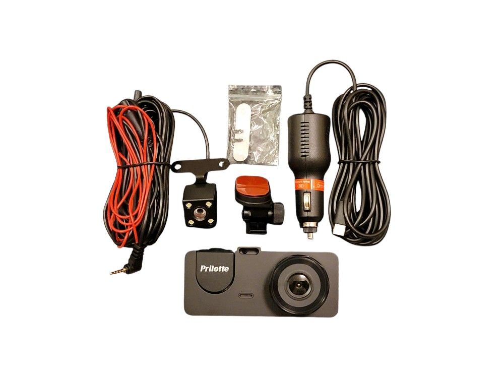 Three Channels Dash Cam loop recording G-Sensor 170º Wide-Angle Camera Rotation