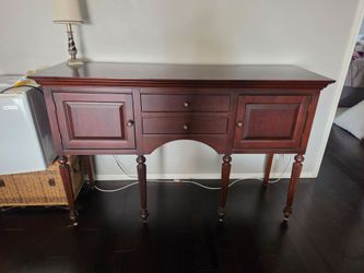 Buffet table