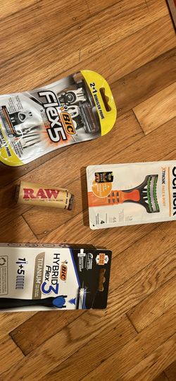 Value Bundle: BIC & Schick Razors + RAW Roller (All New)