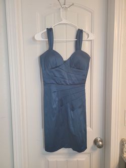 Roal Blue Silk Dress.