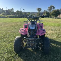 Pink Gas Kids Quad 110 CC I could negotiate