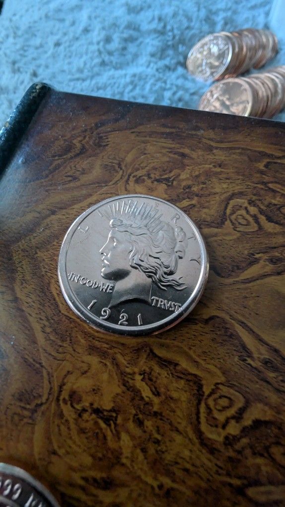 1 Oz Copper Rounds (Coin)