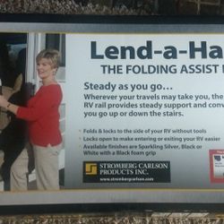 Stromberg Carlson Lend-A-Hand Folding Assist Rail With Foam Grip