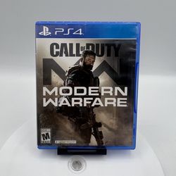 PS4 Call of Duty Modern Warfare Complete Tested Working PlayStation 4