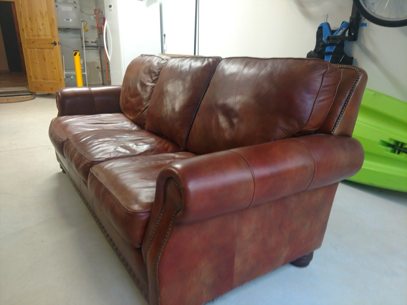 Leather couch