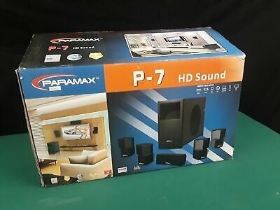 Paramax P-7 Home Theatre 6 piece Surround Sound System
